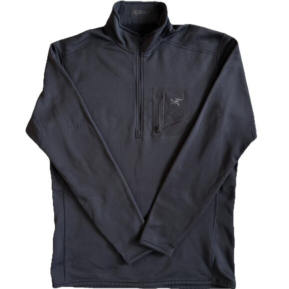 Arcteryx Rho AR Zip Neck Pullover Polartec Outdoors Hiking Men's XL Gray Layer - Picture 1 of 6